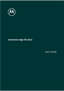 Motorola Edge 50 Ultra manual. Smartphone Instructions.